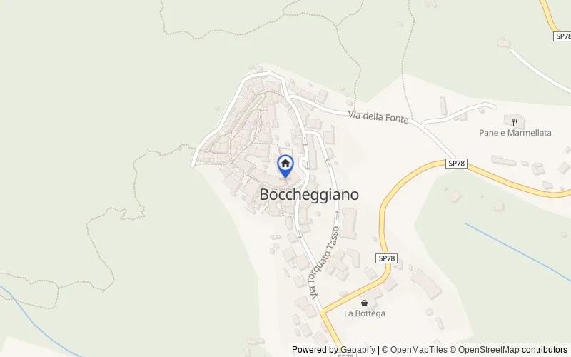 Map of the area: Via IV Novembre, 2, 58026 Boccheggiano GR, Italia, Montieri, Grosseto
