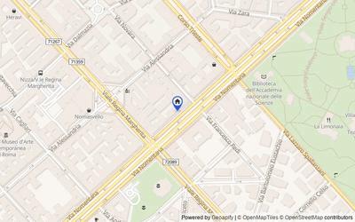 Mappa della zona: Via Nomentana, 219, 00198 Roma RM, Italia, 00198, Roma, Roma