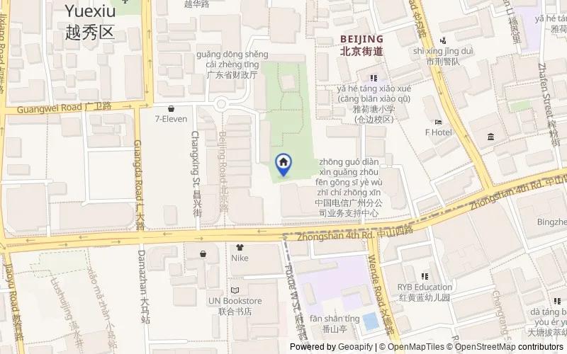 Mapa de la zona: Guangzhou, 24121, Bergamo, Bergamo