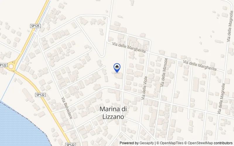 Mappa della zona: Via delle Margherite, 19, 74020 Marina di Lizzano TA, Italia, Lizzano, Taranto