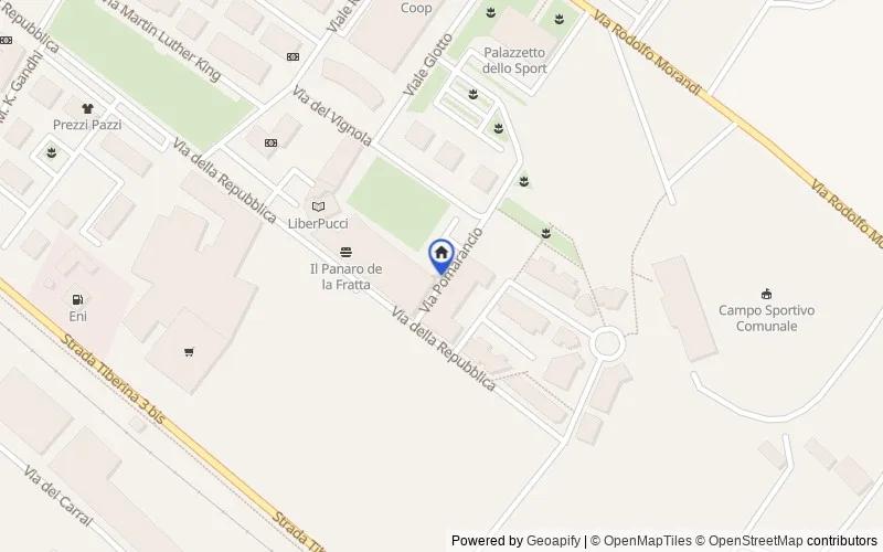 Mappa della zona: Piazza Michelangelo, 34, 06019 Umbertide PG, Italia, Umbertide, Perugia