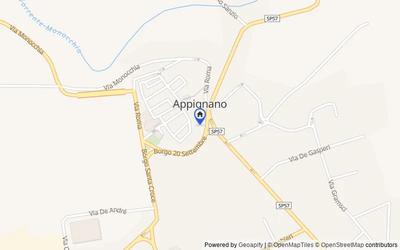 Mappa della zona: Borgo XX Settembre, 78, 62010 Appignano MC, Italia, 62010, Appignano, Macerata