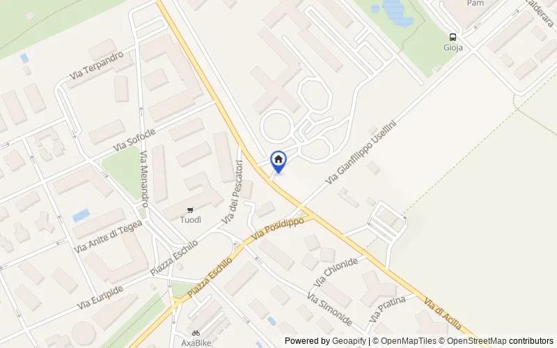 Karte der Umgebung: Via di Acilia, 221, 00125 Roma RM, Italia, 00125, Roma, Roma