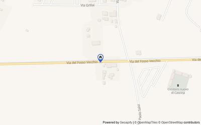 Mappa della zona: Via del Fosso Vecchio, Cascina PI, Italia, Cascina, Pisa