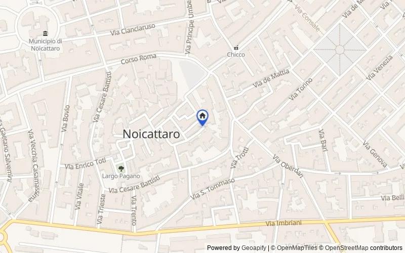 Mapa de la zona: Via Sant' Anna, 50, 70016 Noicattaro BA, Italia, 70016, Noicattaro, Bari