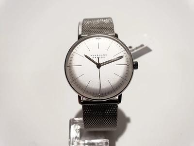 (Lotto n.1733) un orologio marca Junghans design con cinturino in acciaio,...