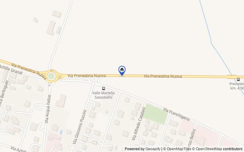 区域地图：VIA PRENESTINA NUOVA, 00039, Zagarolo, Roma