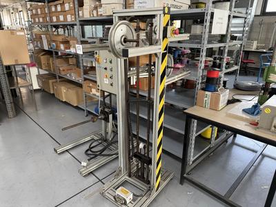 Trapano a Colonna Fervi (ID 162), macchinario industriale per piegatura (ID 176), macchinario avvolgitore (ID 177)