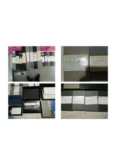Archivio video, inteso come supporti Betacam, supporti...