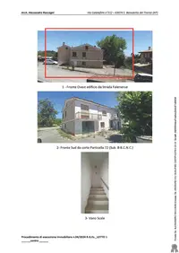 Fabbricato di testa in aderenza ad altri due immobili...