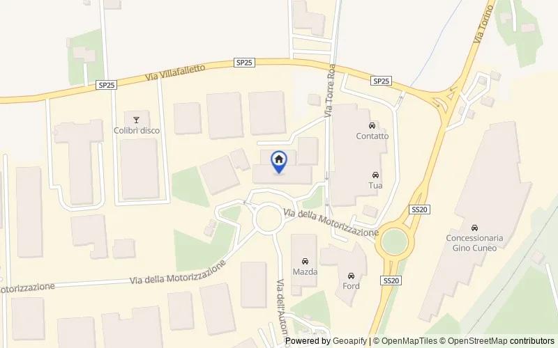 Map of the area: Via della Motorizzazione, 4, 12100 Cuneo CN, Italia, Cuneo, Cuneo