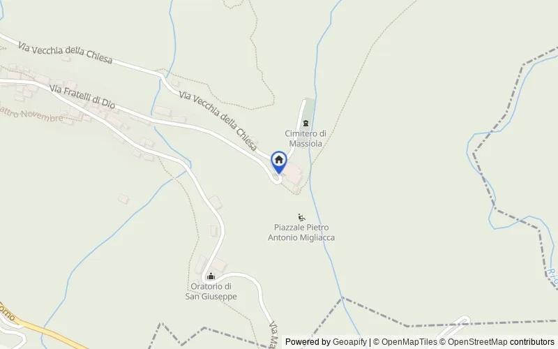 区域地图：Via alla Chiesa, Massiola, Verbano-Cusio-Ossola