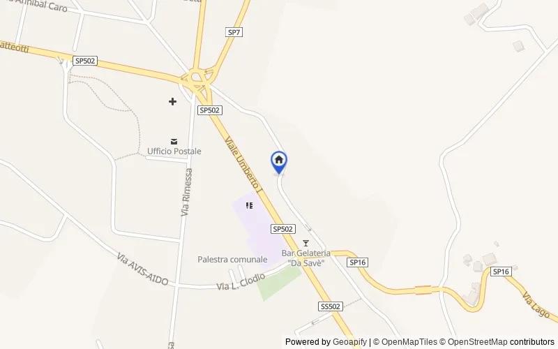 区域地图：Largo del Mercato, 62020 Caldarola MC, Italia, 62020, Caldarola, Macerata