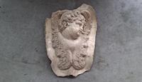 (Lotto n.10) - Scultura dichiarata in pietra di mare...
