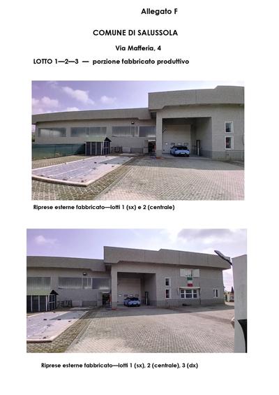 Salone produttivo/magazzino, porzione compresa fra altre due unità e quindi...