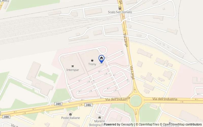 Karte der Umgebung: Via dell'Industria, 16, 40138 Bologna BO, Italia, 40138, Bologna, Bologna
