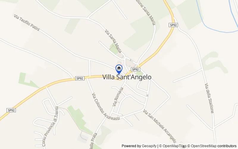 Carte du secteur : Via Colombo Andreassi, 121, Villa Sant'Angelo, L'Aquila