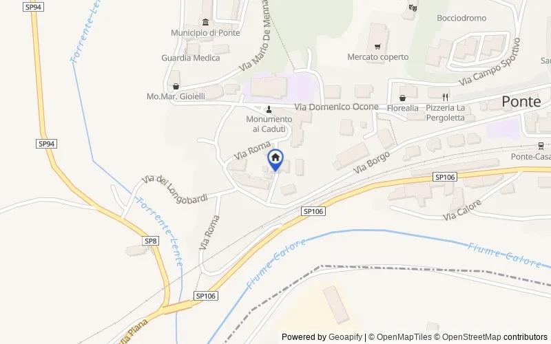 Mappa della zona: Via Fontanavecchia, snc, 82030, Torrecuso, Benevento