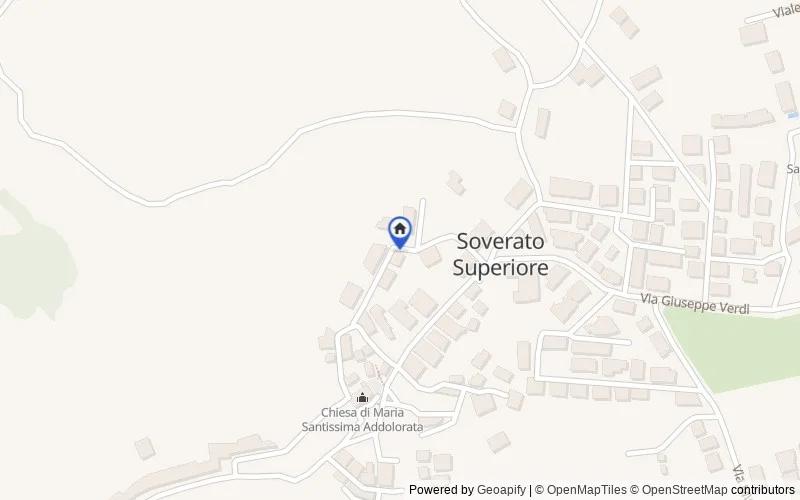 Carte du secteur : VIa Aia, 11, 88068, Soverato, Catanzaro