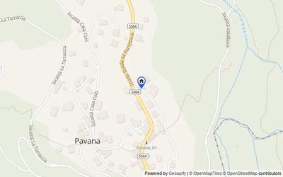 Mappa della zona: Via Pavana, 117, Sambuca Pistoiese, Pistoia