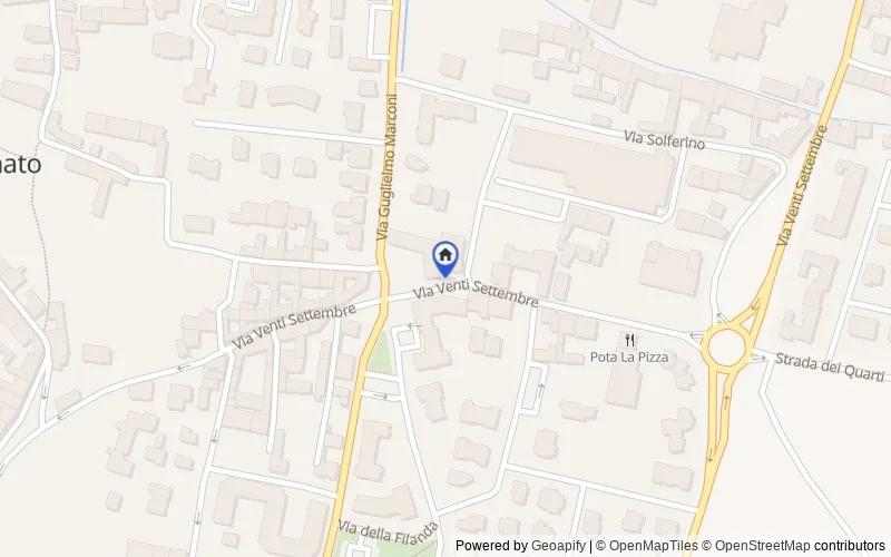 区域地图：Via XX Settembre, Calcinato, Brescia