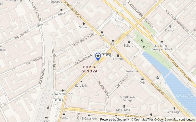 区域地图：Corso Cristoforo Colombo, Iglesias, Sud Sardegna