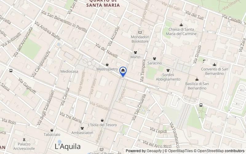 Carte du secteur : Via Sant'Anna, 6, L'Aquila, L'Aquila