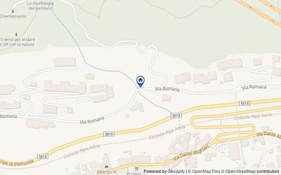 Mappa della zona: Via Romana, 33018 Tarvisio UD, Italia fraz. Coccau, Tarvisio, Udine