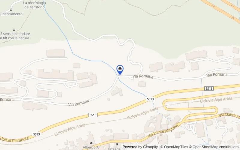 Mappa della zona: Via Romana, 33018 Tarvisio UD, Italia fraz. Coccau, Tarvisio, Udine