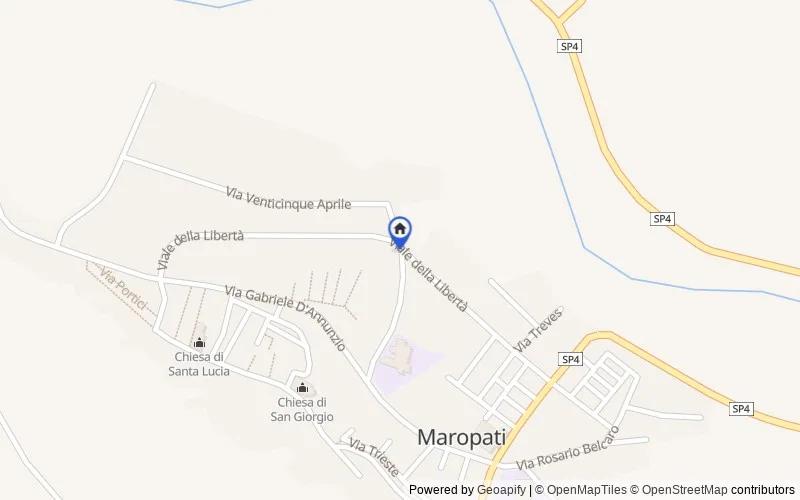 Mappa della zona: C.da Feudo o Isola, 89020, Maropati, Reggio di Calabria