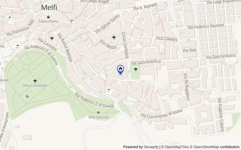 Mappa della zona: Via Floriano del Zio, 71-73-75 85025 Melfi PZ, Italia, 85025, Melfi, Potenza