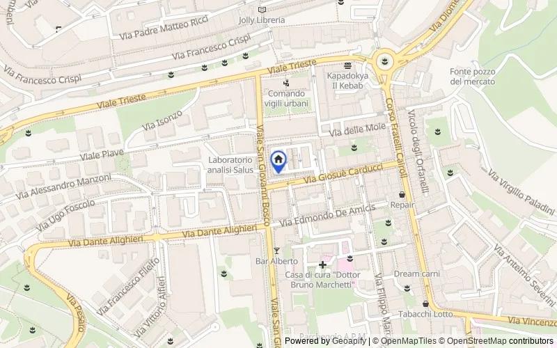 Mappa della zona: Via Giosuè Carducci, 73, 62100 Macerata MC, Italia, 62100, Macerata, Macerata