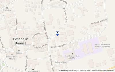 Mappa della zona: Via G. Garibaldi, 20, 20842 Besana In Brianza MB, Italia, Besana in Brianza, Monza e della Brianza