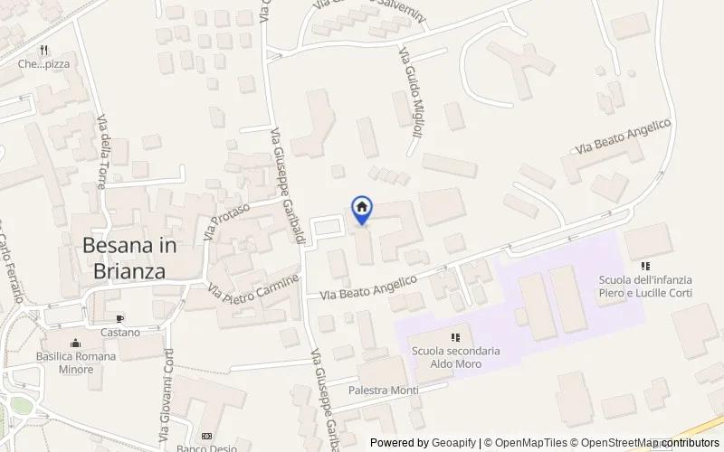 Mappa della zona: Via G. Garibaldi, 20, 20842 Besana In Brianza MB, Italia, Besana in Brianza, Monza e della Brianza