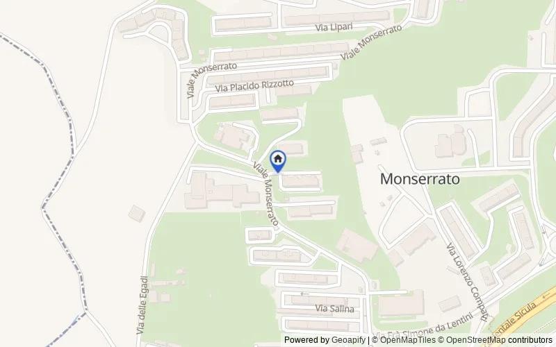 Mappa della zona: Viale Monserrato, 12/A, 92100, Agrigento, Agrigento
