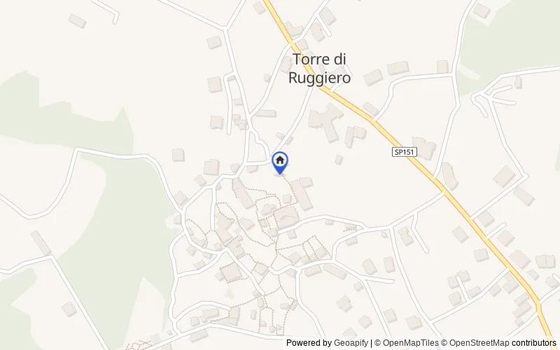 Mapa de la zona: Via Conte, 33, 88060, Montauro, Catanzaro