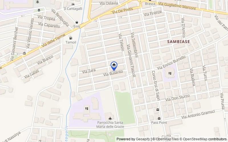 Mappa della zona: Vai Busento, 20, 88046, Lamezia Terme, Catanzaro
