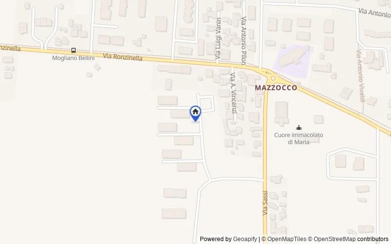 区域地图：Via Mascagni, 11, 31021 Mogliano Veneto TV, Italia, 31021, Mogliano Veneto, Treviso