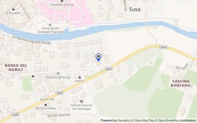 Mappa della zona: Via Fratelli Vallero, 35/Q, 10059 Susa TO, Italia, 10059, Susa, Torino