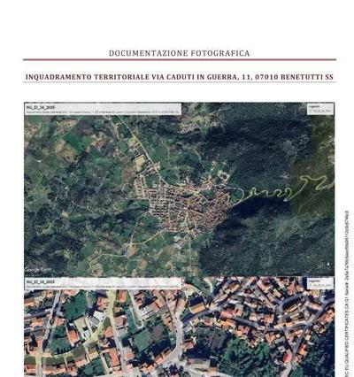 Appartamento al primo piano in Benetutti -, Identificato al catasto Fabbricati Fg. 19, Part. 127, Sub. 2, Categoria A3  e Magazzino al piano terra Fg. 19, Part. 127, Sub. 1, Categoria C2.Condizioni conservative complessivamente buone, con alcune criticità che necessitano di interventi di manutenzione e ristrutturazione parziale negli impianti e strutture. Incompleta corrispondenza con la planimetria catastale  Risulta attualmente occupato.Viene posto in vendita per il diritto di Proprietà 1/1