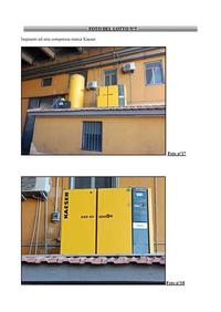 IMPIANTO AD ARIA COMPRESSA marca Kaser (lotto n.5 perizia n.1)