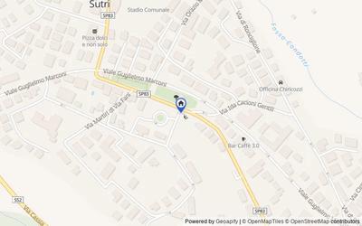 Mappa della zona: Via Cassia snc, 01015, Sutri, Viterbo
