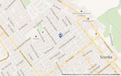 Mappa della zona: Via Principe Amedeo 106, 95048, Scordia, Catania