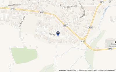 Mappa della zona: Località Momte all'Aia a valle di Quaderna, 56035, Casciana Terme Lari, Pisa