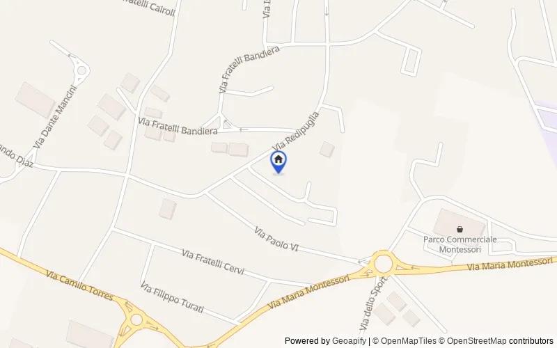 Mappa della zona: Via Redipuglia, 17, 60022 Castelfidardo AN, Italia, Castelfidardo, Ancona