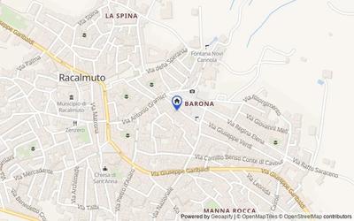 Mappa della zona: Via Stazione, 92020, Racalmuto, Agrigento