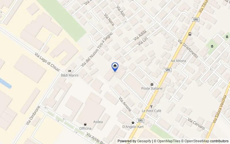 Mappa della zona: Via Arrone, 17, 65128 Pescara PE, Italia, Pescara, Pescara
