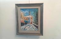 (Lotto n.3) - BERNAZZOLI IVO "NEVICATA" - olio su...