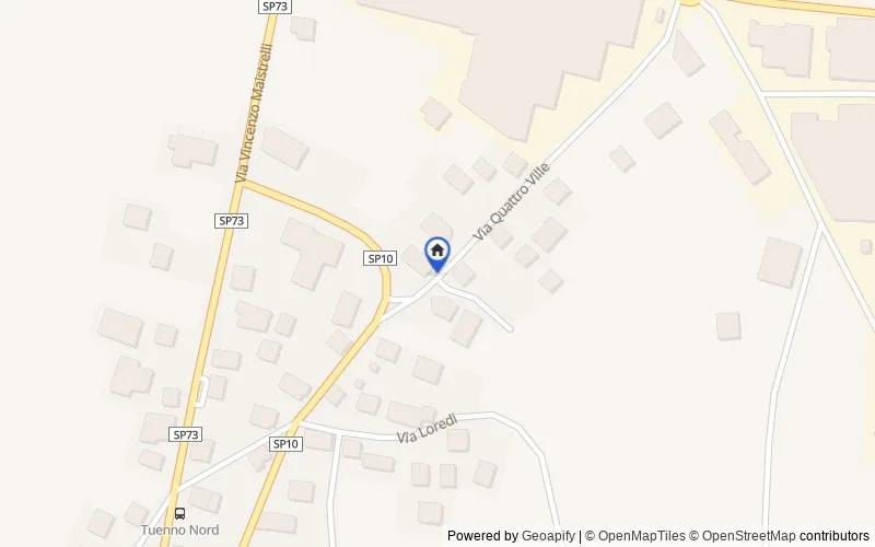 Mappa della zona: Via IV Ville, 38019 Tuenno TN, Italia, 38019, Ville d'Anaunia, Trento