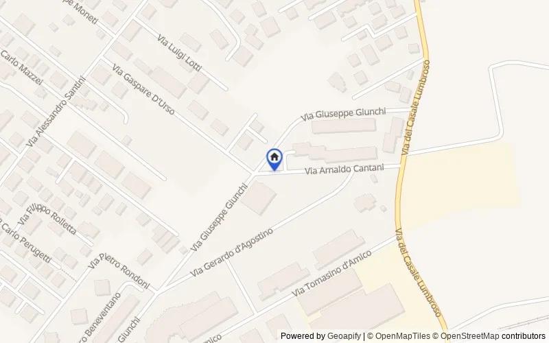 Mappa della zona: VIA ARNALDO CANTANI, 00166, Roma, Roma